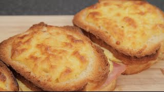 Recette pour un croquemonsieur rapide [upl. by Hawger]