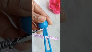 Pearl earrings making 🔥❤️diy earrings trending viralvideo shorts [upl. by Vaughan356]