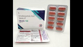 Ukrolic 300 150  600 SR  Ursodeoxycholic Acid Tablets ip 300 mg uses  Kyracare  Psychocare [upl. by Rochemont301]