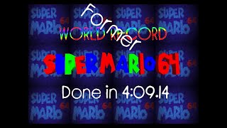 FORMER WR sm64z64 Beaten in 40914 [upl. by Lyrehc]