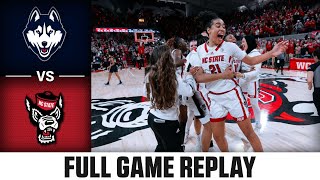 UConn vs NC State Full Game Replay  202324 ACC Women’s Basketball [upl. by Sokairyk648]