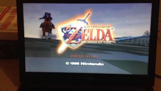 Zelda The Ocarina of Time Emulation on the Raspberry Pi [upl. by Adlesirk14]