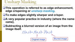 Unsharp filter and Sobel Operator [upl. by Ynalem581]