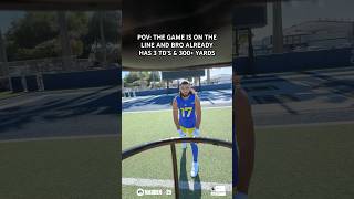 POV YOU GOTTA STOP THIS NFL WR W THE GAME ON THE LINE 💀 EAMaddenNFL madden25 shorts funny [upl. by Leia]