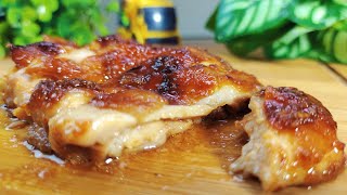 Juicy bake chicken recipe ❗ Easy and delicious oven baked chicken thighs  Simple hearty dinner [upl. by Odarnoc]