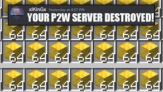 Giving P2W Items for FREE in this Minecraft Server [upl. by Darleen]