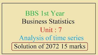 BBS 1st Business Statistics [upl. by Baryram]