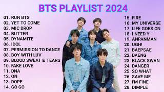 BTS BEST SONGS PLAYLIST 2024 [upl. by Ayanahs7]