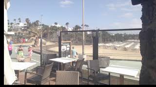 Webcam Lanzarote  Live Stream from the Beachbar in Costa Teguise [upl. by Geraud]