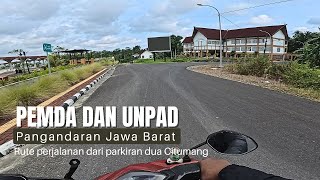 Rute jalan KANTOR PEMDA PANGANDARAN  KAMPUS UNPAD PANGANDARAN Via WISATA CITUMANG [upl. by Anwadal]