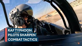 Behind the scenes with RAF Typhoon pilots on Spears of Victory exercise in Saudi Arabia [upl. by Gord]