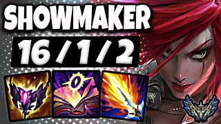 DK ShowMaker Katarina vs Ezreal  MID  Korea Challenger Patch 147 ✅ [upl. by Yelhak]