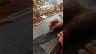 How to use a swivel knife to carve leather [upl. by Ialocin]