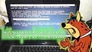 Como resolver Problema Inicia reparo de inicialização Não reparou ô vida [upl. by Mas]