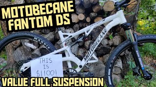 Motobecane Fantom Ds BUDGET FULL SUSPENSION the Good the Bad and the Upgrades [upl. by Blanche]