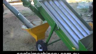 EagleiMachinery Kwik Kleen Grain Cleaner [upl. by Anerol]