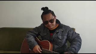 hajaraun rahara cobber by abhishek khaling with guitar [upl. by Cavil381]