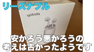 yobola Bluetoothインナーイヤー型イヤホン Vlog 375 [upl. by Burnight]