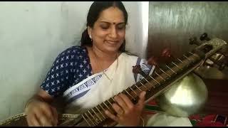 Neeye en thaye Veena lnstrumental S P MANJUSHA [upl. by Gnirps]