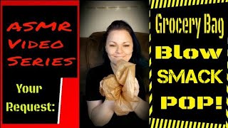 Plastic Bag Blow and Pop ASMR by request 2021 shorts [upl. by Tasia]