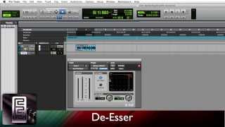 Using the Deesser in PRO TOOLS [upl. by Eniretac]