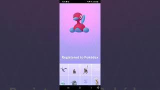 Pokemon Go evolving Porygon [upl. by Notlew]