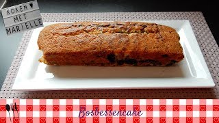 Bosbessencake  Recept  Koken met Marielle [upl. by Bartko]