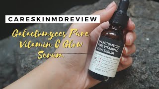 SOMEBYMI Galactomyces Vitamin C Glow Serum  CARESKINMDREVIEW [upl. by Ursas]