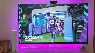 Football Manager 2023 Gameplay Xbox Series S 4K HDR Upscaling [upl. by Nessi]