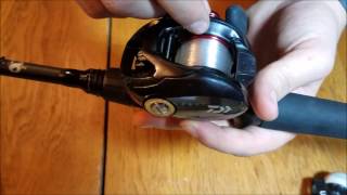 Spooling Line on to a Baitcaster Using Seaguar Red Label [upl. by Hennahane]