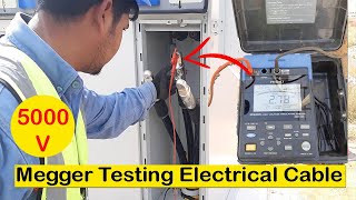 How To Use A Megger To Test Wire Insulation  Megger Testing Electrical Wiring  MM Asif [upl. by Ettennad]