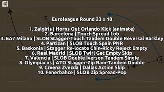 Euroleague Round 23 x 10 [upl. by Nahgem]