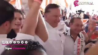 Jorge Maynéz candidato a la presidencia de México llega a San Martín Texmelucan [upl. by Hsara839]