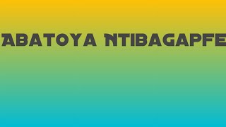 Abatoya Ntibagapfe by Byumvuhore Jean Baptista composed by Chorale Christus Regnat [upl. by Dupre]