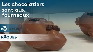 Pâques  les chocolatiers se préparent [upl. by Namia478]