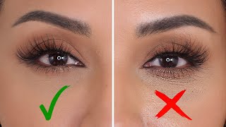 HOW TO STOP CONCEALER FROM CREASING UNDER YOUR EYES  NINA UBHI [upl. by Jordan]