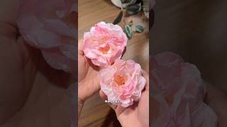 DIY napkin flower shorts shortvideo shortsvideo napkinart [upl. by Gallard899]