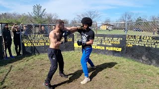 AFRO SAMURAI CHALLANGES IRAQI ASSASSIN SPARRING [upl. by Mcintosh]