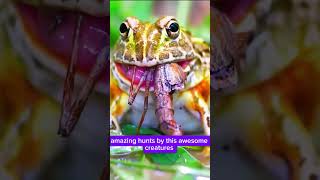 Big frog eating shorts animals trendingshorts capcut capcuttutorial [upl. by Leizahaj]