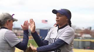 4624 Queens College Softball vs DYouville University Highlights [upl. by Mufi187]