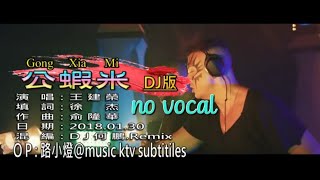 公虾米 Gong Xia Mi 伴奏 karaoke 王健荣 Wang Jian Rong  DJ MUSIC [upl. by Anisamoht]