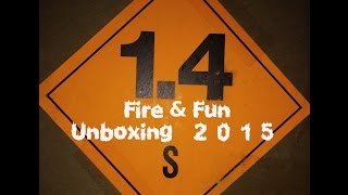 Fire amp Fun Unboxing 2015  ältere Böller 1080p50 Full HD [upl. by Lib432]