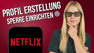 Netflix App Verhindern dass neue Profile erstellt werden [upl. by Ynattir]