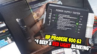 HP ProDesk 400 G2 MT 4 Beep And Red Light [upl. by Ised488]