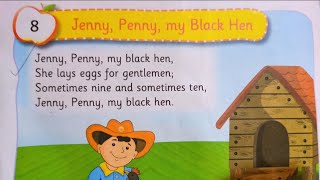 Jenny Penny my Black Hen  Jr Kg Rhymes Songs amp Poems  SampD Teacher [upl. by Anorahs]