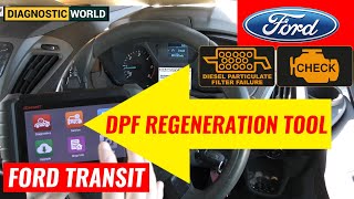 Ford Transit Custom DPF Regeneration Tool [upl. by Genesa]