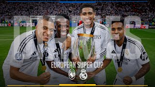 BTS with the UEFA Super Cup CHAMPIONS  Real Madrid 20 Atalanta [upl. by Stoller963]