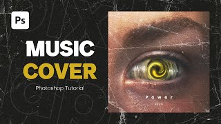 Album Cover Art Photoshop  Photoshop Tutorial  Files [upl. by Notaes]