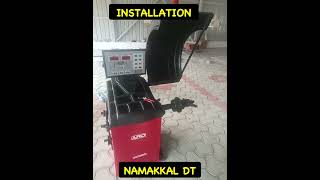 3d wheel alignment machine installation at Namakkal shortvideo shorts youtubeshorts [upl. by Alolomo134]