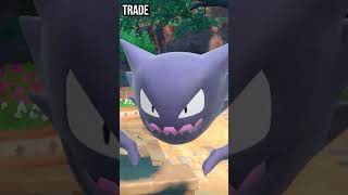 Gastly  Haunter  Gengar  Evolution in Pokemon Scarlet amp Violet pokemon evolution shorts [upl. by Webster]